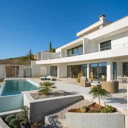 Nyaraló Sea-View Villa In Rabac With Sauna And Pool Rabac