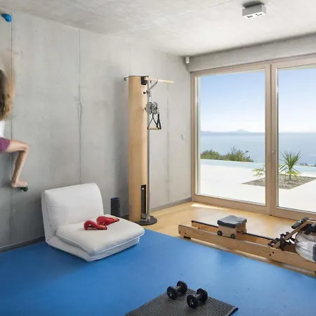 Sea-View Villa In Rabac With Sauna And Pool